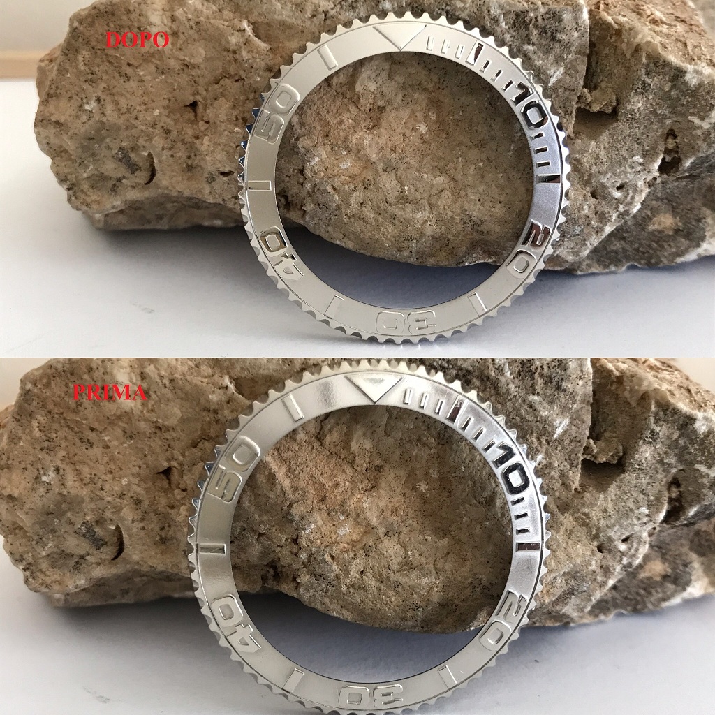 Restauro Lunetta Yach Master Platino